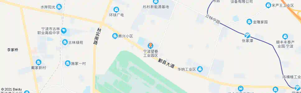 宁波望春工业区_公交站地图_宁波公交_妙搜公交查询2025