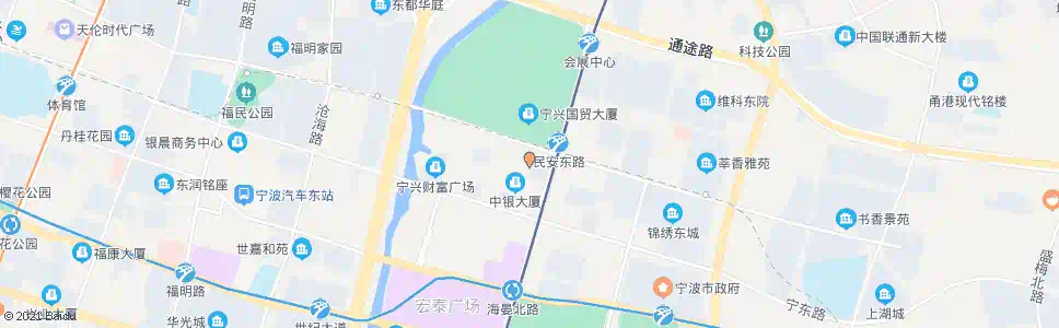 宁波金融中心_公交站地图_宁波公交_妙搜公交查询2025