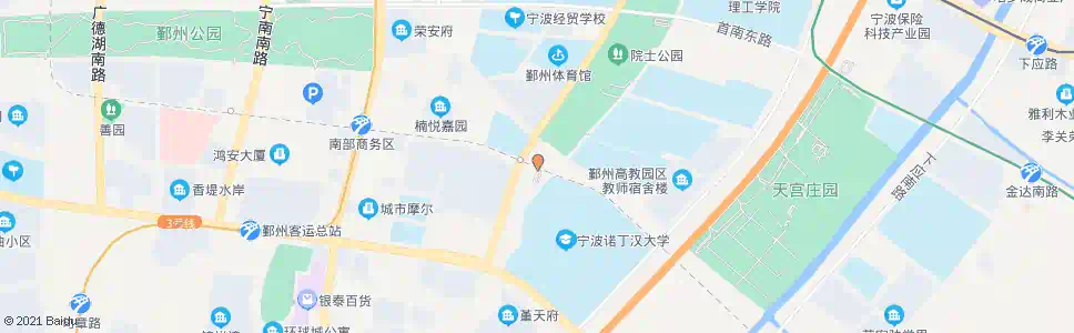 宁波宁波高教园区(鄞州)_公交站地图_宁波公交_妙搜公交查询2025