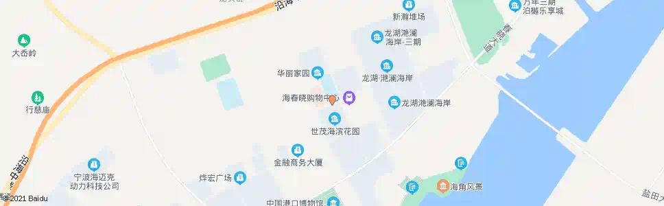 宁波观海路碧云路口_公交站地图_宁波公交_妙搜公交查询2025