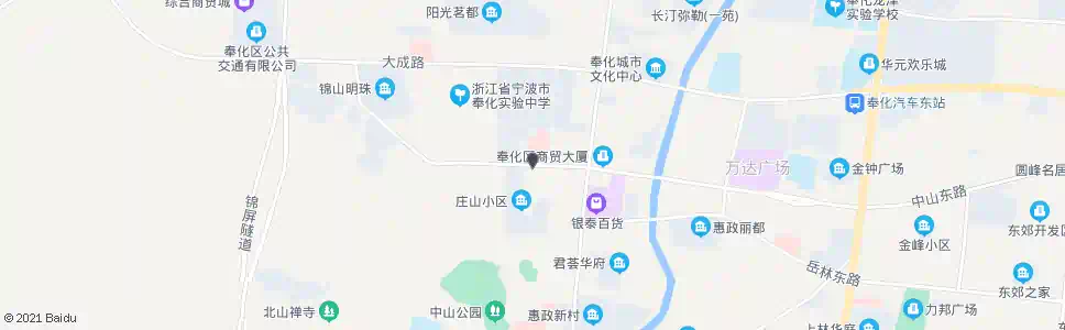 宁波奉化中医院_公交站地图_宁波公交_妙搜公交查询2025