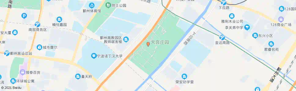 宁波天宫庄园(湾底村)_公交站地图_宁波公交_妙搜公交查询2025
