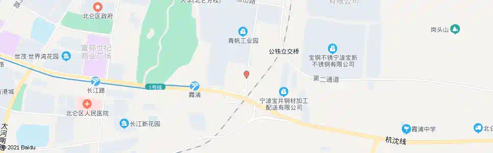 宁波朱塘_公交站地图_宁波公交_妙搜公交查询2025