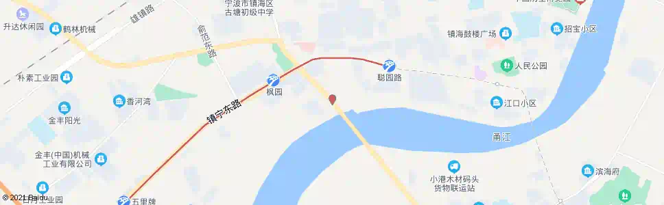 宁波甬江隧道_公交站地图_宁波公交_妙搜公交查询2025