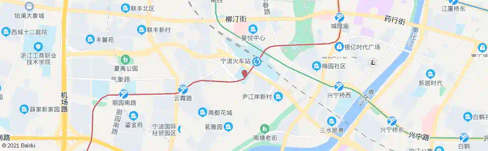 宁波火车站南广场_公交站地图_宁波公交_妙搜公交查询2025