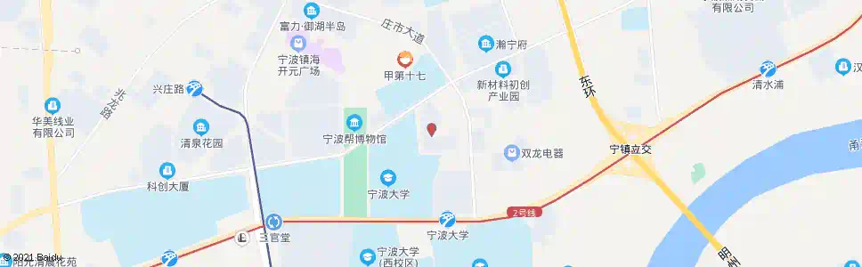 宁波宁大学生一村_公交站地图_宁波公交_妙搜公交查询2025