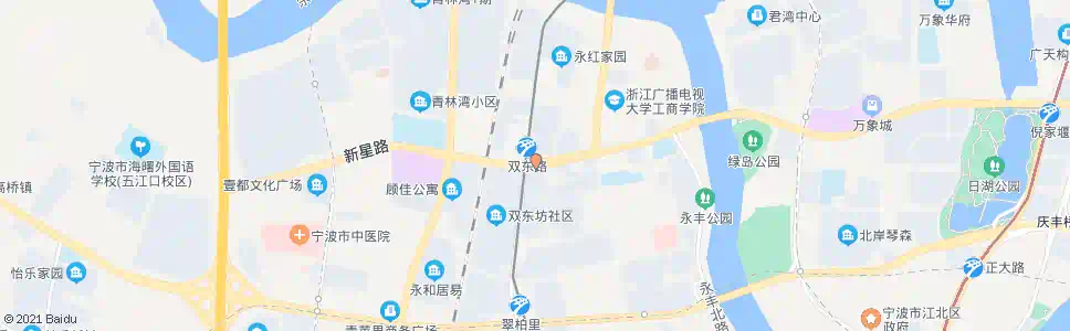 宁波环城北路双东路口_公交站地图_宁波公交_妙搜公交查询2025