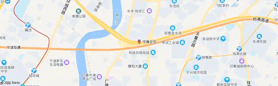 宁波芝兰新城_公交站地图_宁波公交_妙搜公交查询2025