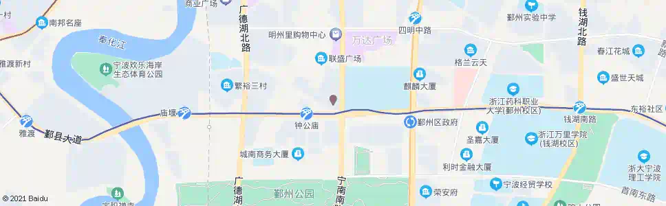 宁波华茂教师公寓(轨道施工临时撤销)_公交站地图_宁波公交_妙搜公交查询2025