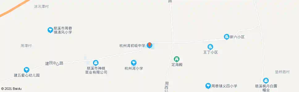 宁波小安(杭州湾初中)_公交站地图_宁波公交_妙搜公交查询2025