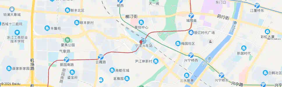 宁波岳林广场_公交站地图_宁波公交_妙搜公交查询2025
