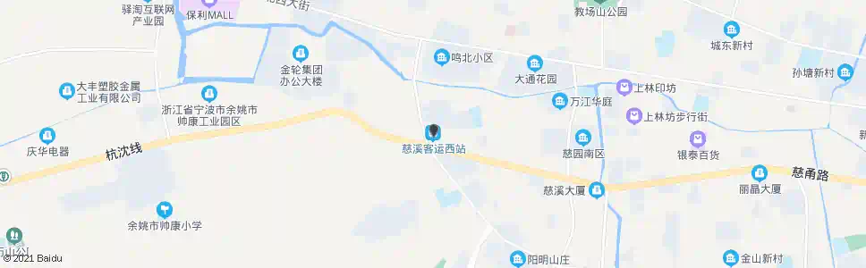 宁波慈溪客运西站(西二环路)_公交站地图_宁波公交_妙搜公交查询2025