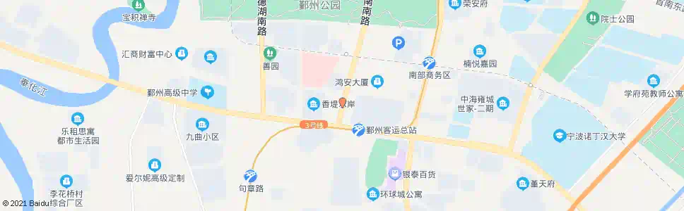 宁波宁南南路鄞州大道口_公交站地图_宁波公交_妙搜公交查询2025