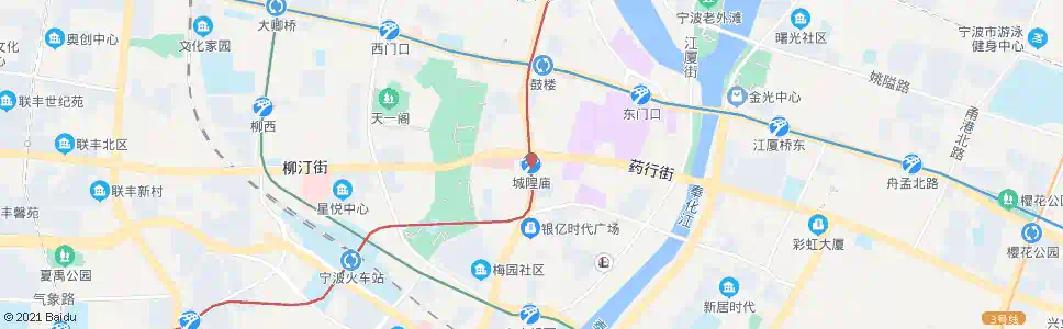 宁波城隍庙站_公交站地图_宁波公交_妙搜公交查询2025