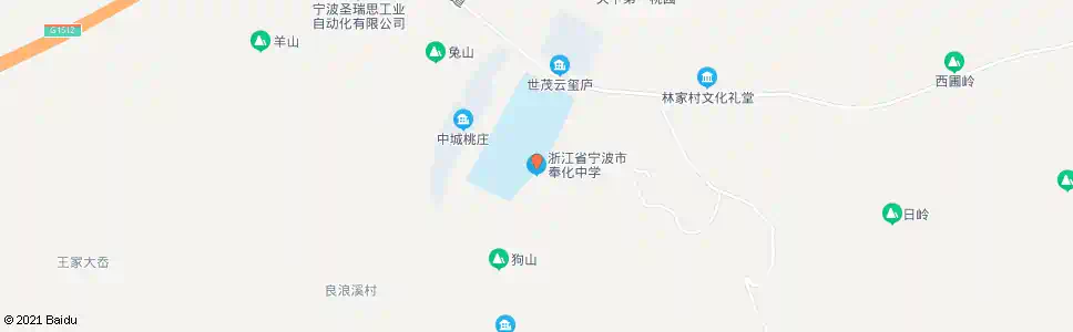 宁波奉化中学_公交站地图_宁波公交_妙搜公交查询2025
