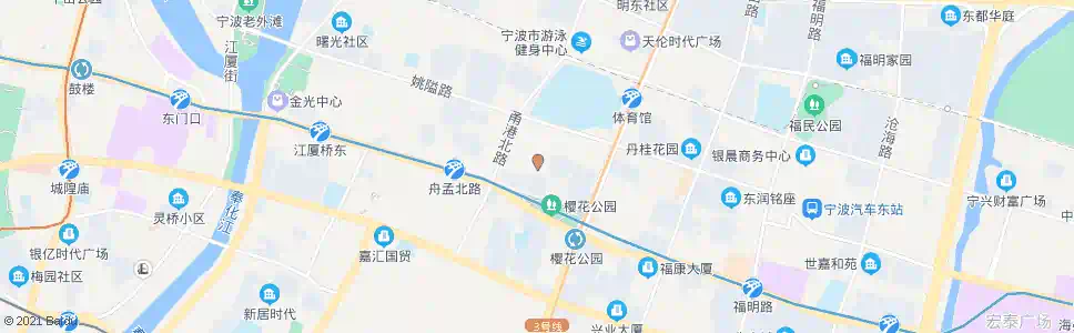 宁波樱花社区_公交站地图_宁波公交_妙搜公交查询2025