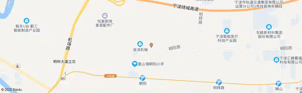 宁波朝阳幼儿园_公交站地图_宁波公交_妙搜公交查询2025