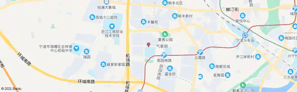 宁波气象路通达路口_公交站地图_宁波公交_妙搜公交查询2025