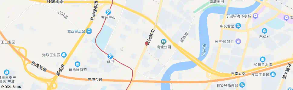 宁波雅戈尔新村_公交站地图_宁波公交_妙搜公交查询2025