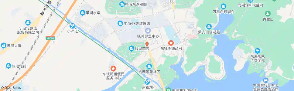 宁波钱湖新村_公交站地图_宁波公交_妙搜公交查询2025