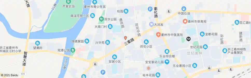 衢州美景花场_公交站地图_衢州公交_妙搜公交查询2025