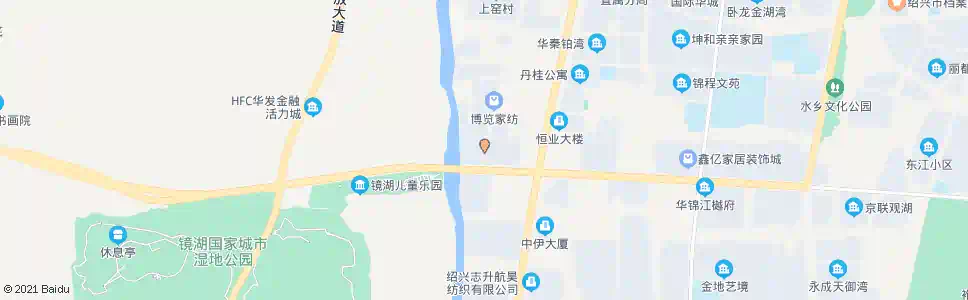 绍兴汉莎羽绒_公交站地图_绍兴公交_妙搜公交查询2025