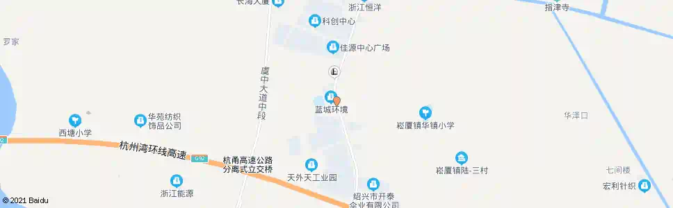 绍兴崧厦二中_公交站地图_绍兴公交_妙搜公交查询2025