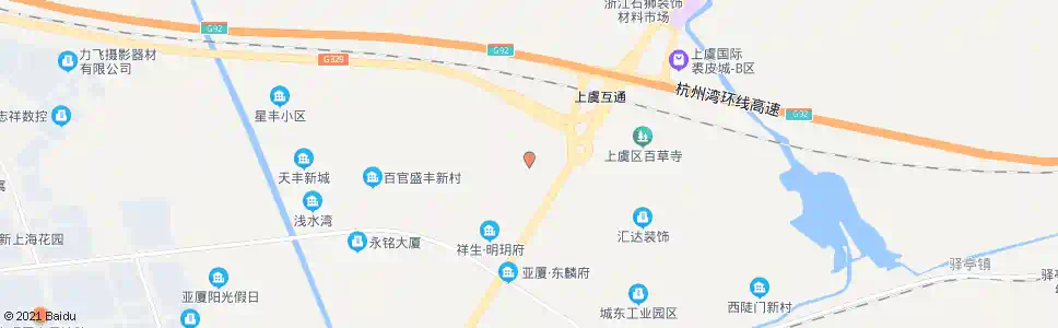绍兴新石狮西道口_公交站地图_绍兴公交_妙搜公交查询2025