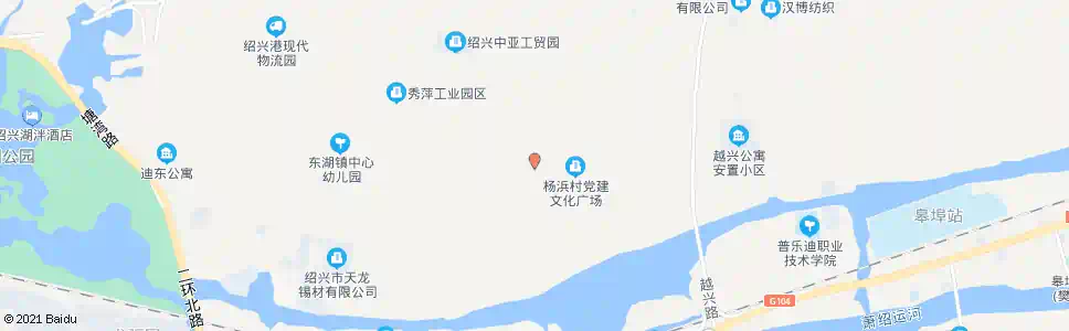 绍兴杨浜村_公交站地图_绍兴公交_妙搜公交查询2025