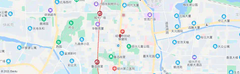 绍兴人民路口2(老党校)_公交站地图_绍兴公交_妙搜公交查询2025