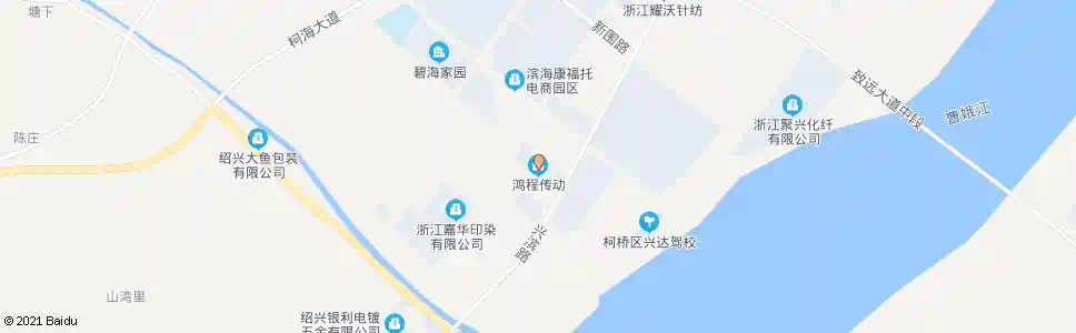 绍兴鸿程传动机械_公交站地图_绍兴公交_妙搜公交查询2025