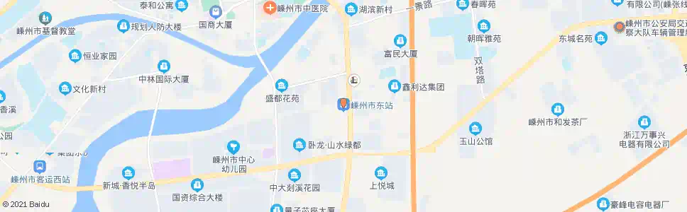 绍兴嵊州东站_公交站地图_绍兴公交_妙搜公交查询2025