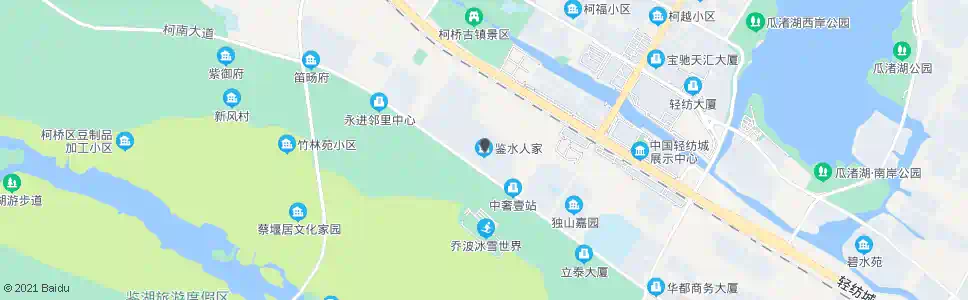 绍兴鉴水人家_公交站地图_绍兴公交_妙搜公交查询2025