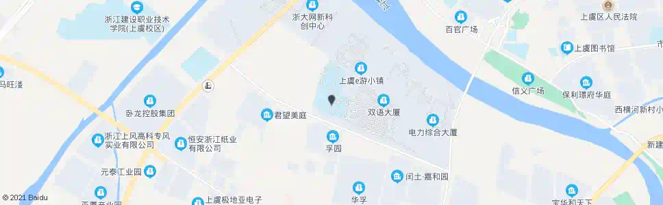 绍兴上虞外国语学校东_公交站地图_绍兴公交_妙搜公交查询2025