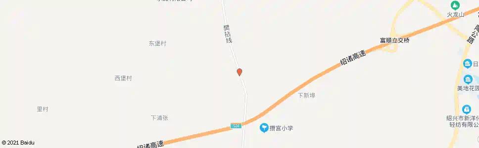 绍兴西堡路口_公交站地图_绍兴公交_妙搜公交查询2025