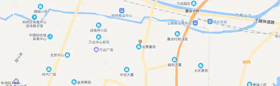 绍兴阳嘉龙小区_公交站地图_绍兴公交_妙搜公交查询2025
