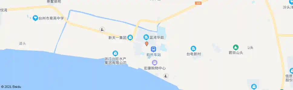 台州前所_公交站地图_台州公交_妙搜公交查询2025