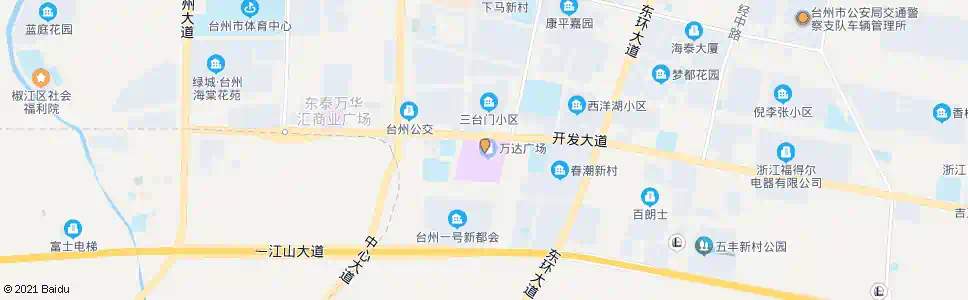 台州新爵士_公交站地图_台州公交_妙搜公交查询2025