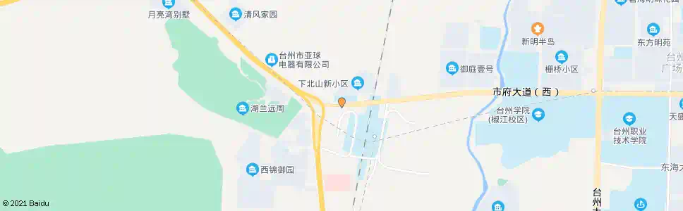台州下北山村_公交站地图_台州公交_妙搜公交查询2025