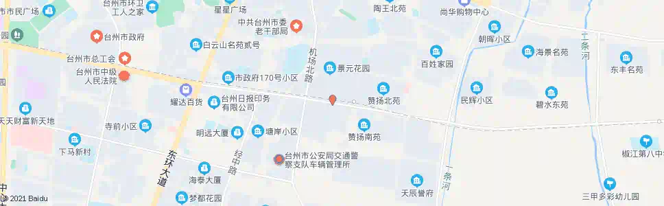 台州景元花园(南)_公交站地图_台州公交_妙搜公交查询2025