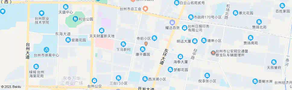 台州疾病防控中心_公交站地图_台州公交_妙搜公交查询2025