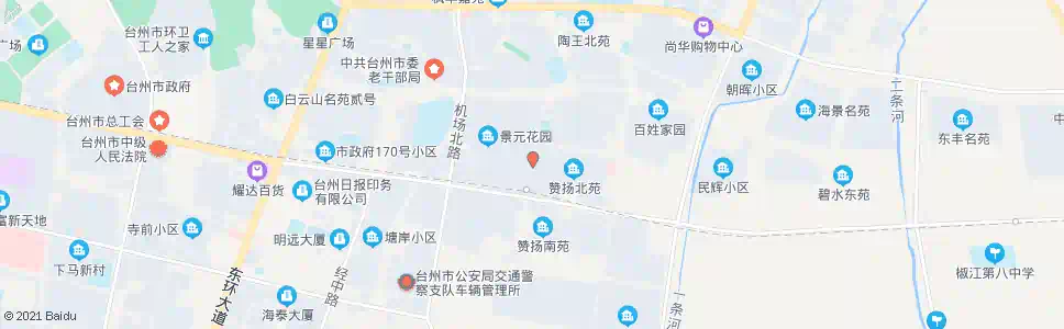 台州赞扬小区_公交站地图_台州公交_妙搜公交查询2025
