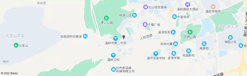 台州虎山公园_公交站地图_台州公交_妙搜公交查询2025