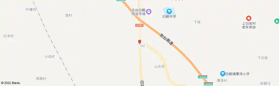 台州西山下_公交站地图_台州公交_妙搜公交查询2025