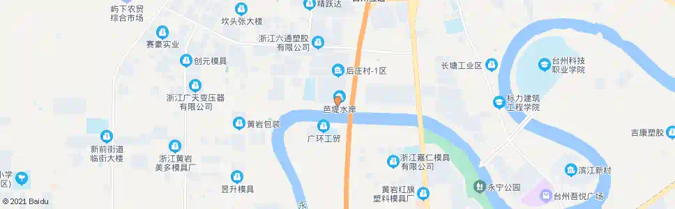 台州芭堤水岸南_公交站地图_台州公交_妙搜公交查询2025