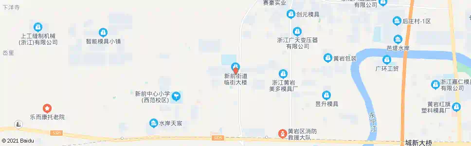 台州新前街道_公交站地图_台州公交_妙搜公交查询2025