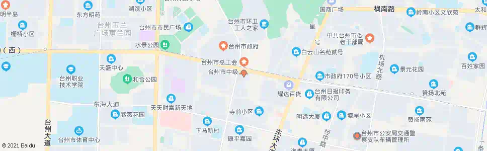 台州人民法院_公交站地图_台州公交_妙搜公交查询2025