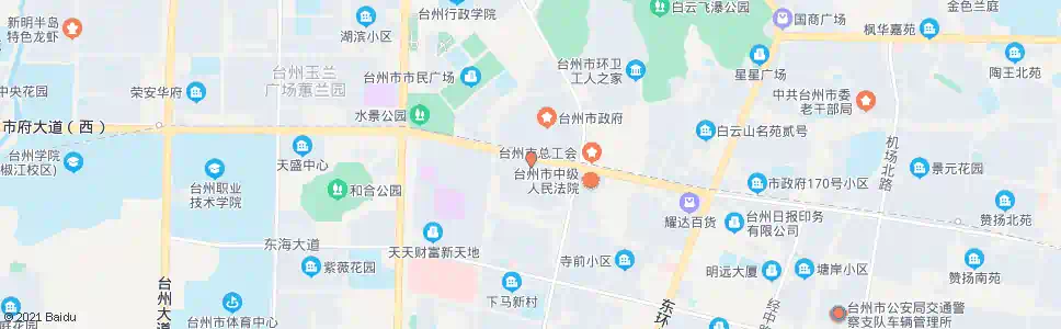 台州建设大楼_公交站地图_台州公交_妙搜公交查询2025