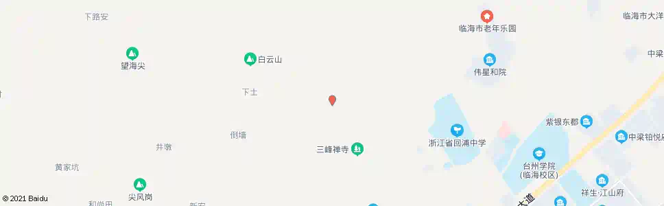台州三峰寺_公交站地图_台州公交_妙搜公交查询2025