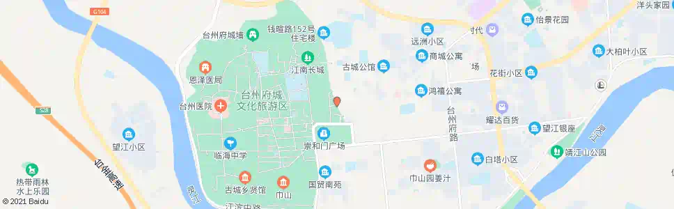 台州洪池路口_公交站地图_台州公交_妙搜公交查询2025